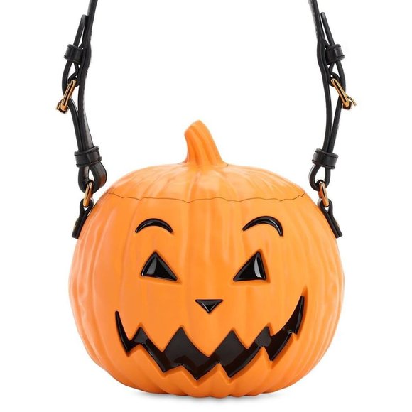 π SS20 Moschino Couture Jeremy Scott PUMPKIN ORANGE BAG HALLOWEEN *DEFECT*π - Picture 5 of 12